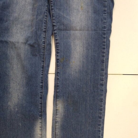 TK Axel Harwinton Low Rise Slim Straight Distressed Men 32x32 Jeans AX41005-57S - Picture 7 of 11